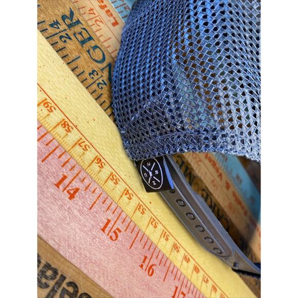 Two Roads Hat Co Snap Back Mesh Hat 5 Panel Hay Rock Cap Gray Adjustable Trucker - Picture 12 of 12